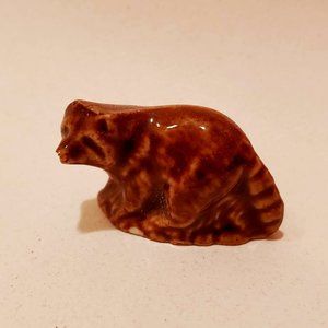 Wade Whimsies Raccoon Figurine, Wade England Collectibles, Wade animal